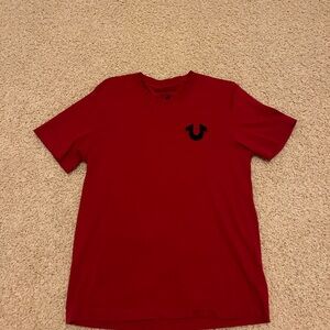 True Religion Men's Red T-Shirt